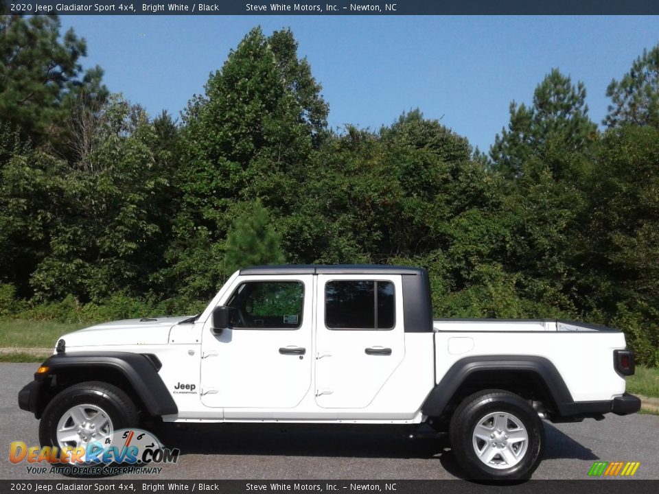 2020 Jeep Gladiator Sport 4x4 Bright White / Black Photo #1