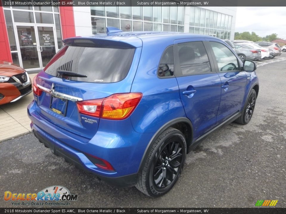 2018 Mitsubishi Outlander Sport ES AWC Blue Octane Metallic / Black Photo #4