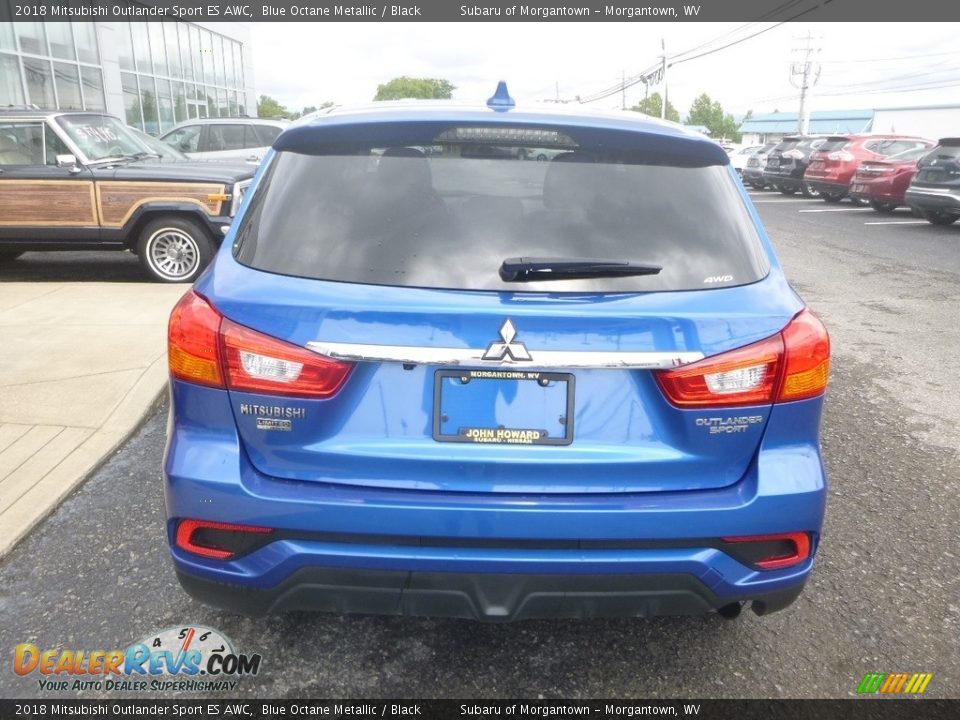2018 Mitsubishi Outlander Sport ES AWC Blue Octane Metallic / Black Photo #5