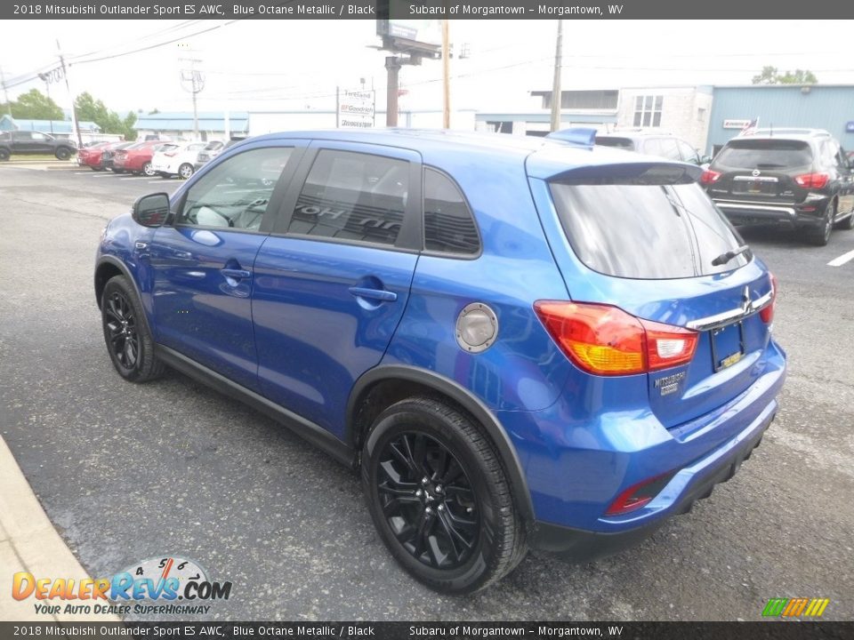 2018 Mitsubishi Outlander Sport ES AWC Blue Octane Metallic / Black Photo #6