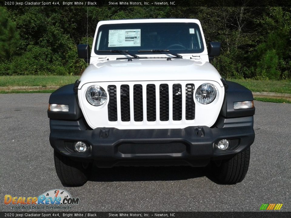 2020 Jeep Gladiator Sport 4x4 Bright White / Black Photo #3