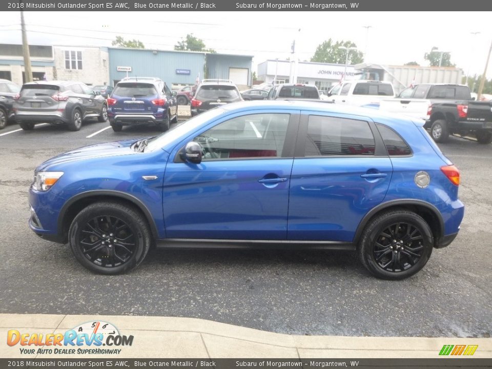 2018 Mitsubishi Outlander Sport ES AWC Blue Octane Metallic / Black Photo #7