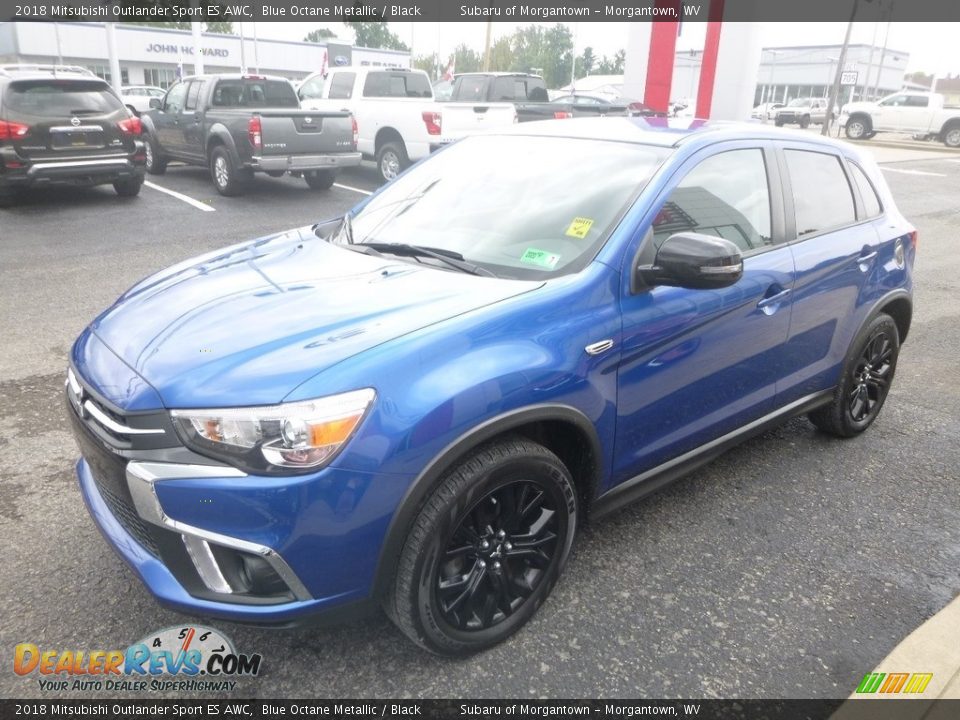 2018 Mitsubishi Outlander Sport ES AWC Blue Octane Metallic / Black Photo #8
