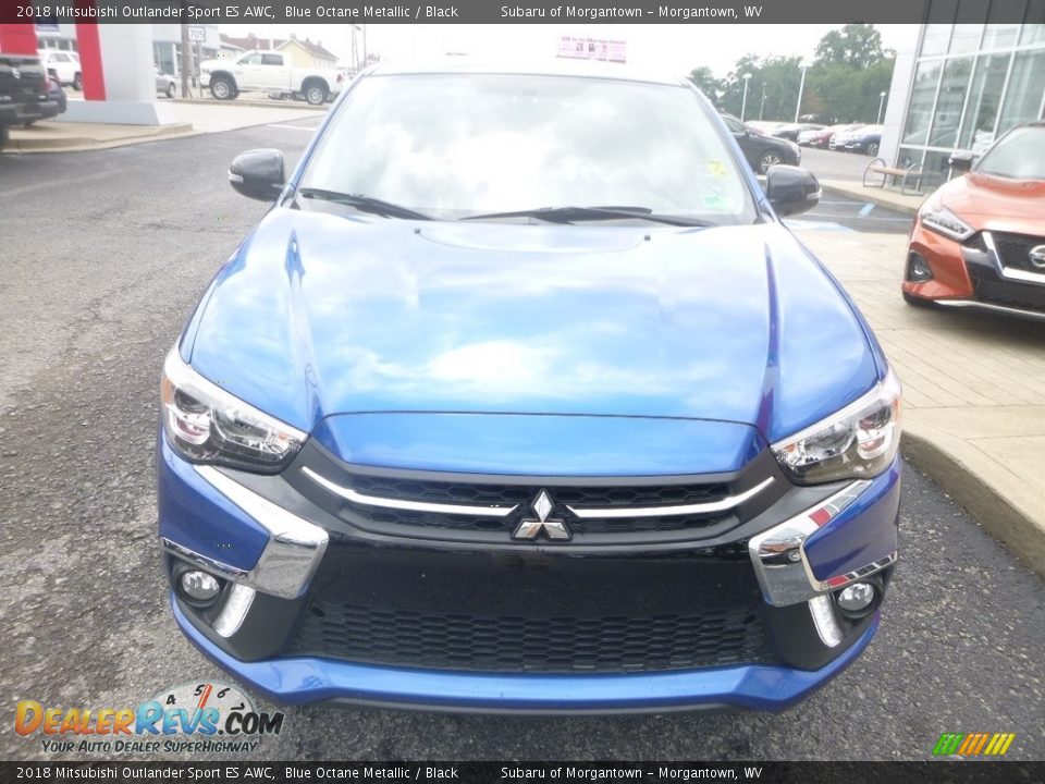 2018 Mitsubishi Outlander Sport ES AWC Blue Octane Metallic / Black Photo #9