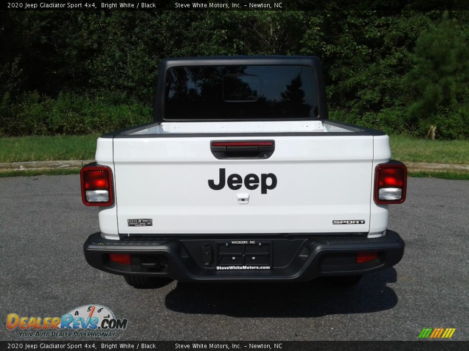 2020 Jeep Gladiator Sport 4x4 Bright White / Black Photo #7