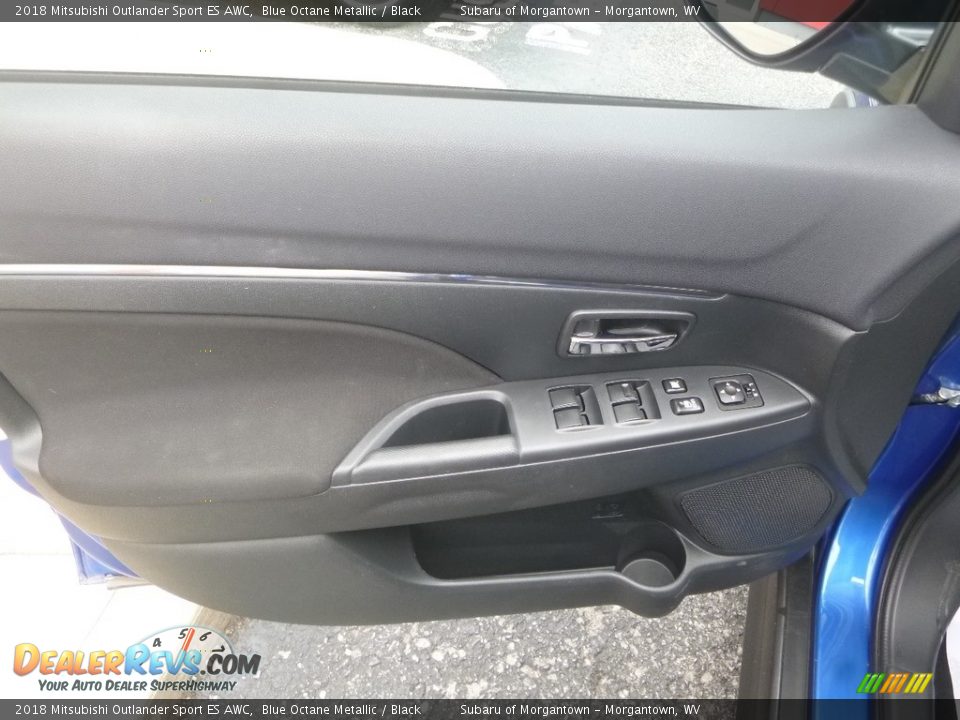 2018 Mitsubishi Outlander Sport ES AWC Blue Octane Metallic / Black Photo #14