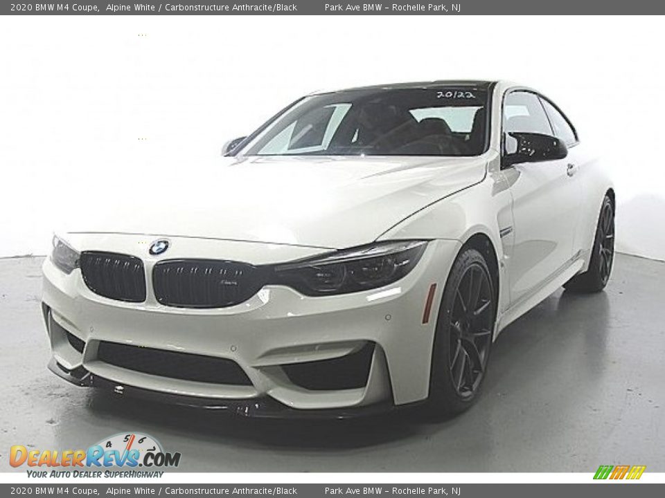 2020 BMW M4 Coupe Alpine White / Carbonstructure Anthracite/Black Photo #1