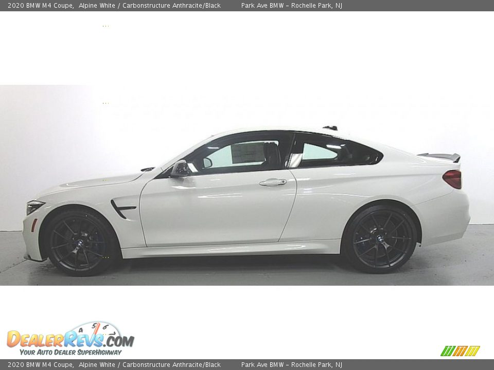 2020 BMW M4 Coupe Alpine White / Carbonstructure Anthracite/Black Photo #2