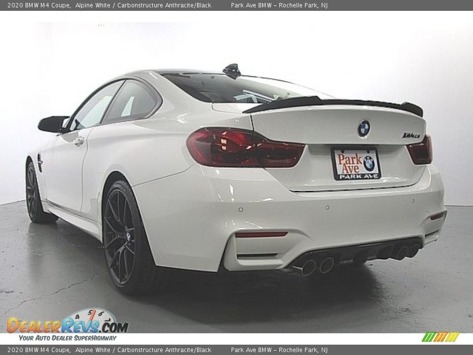 2020 BMW M4 Coupe Alpine White / Carbonstructure Anthracite/Black Photo #3