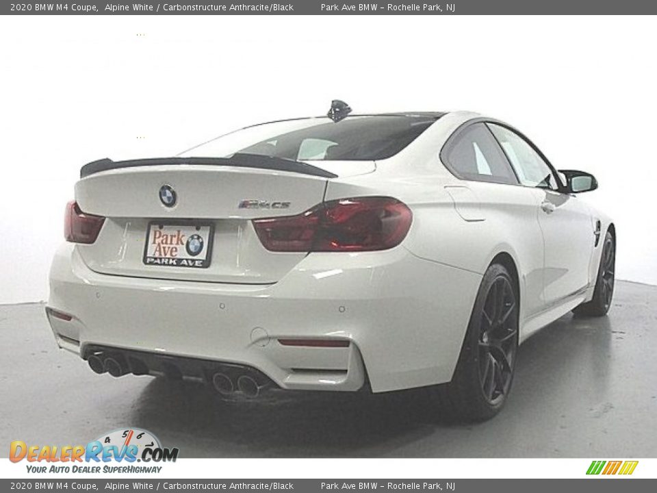 2020 BMW M4 Coupe Alpine White / Carbonstructure Anthracite/Black Photo #5