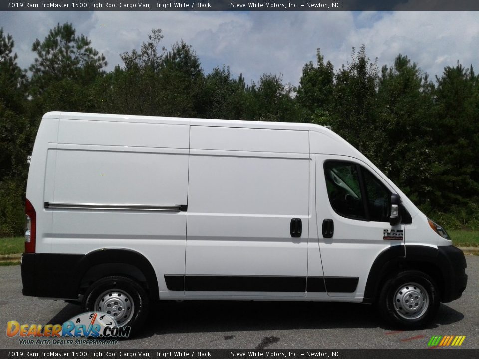 2019 Ram ProMaster 1500 High Roof Cargo Van Bright White / Black Photo #5