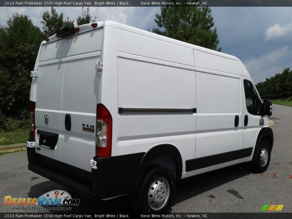2019 Ram ProMaster 1500 High Roof Cargo Van Bright White / Black Photo #6