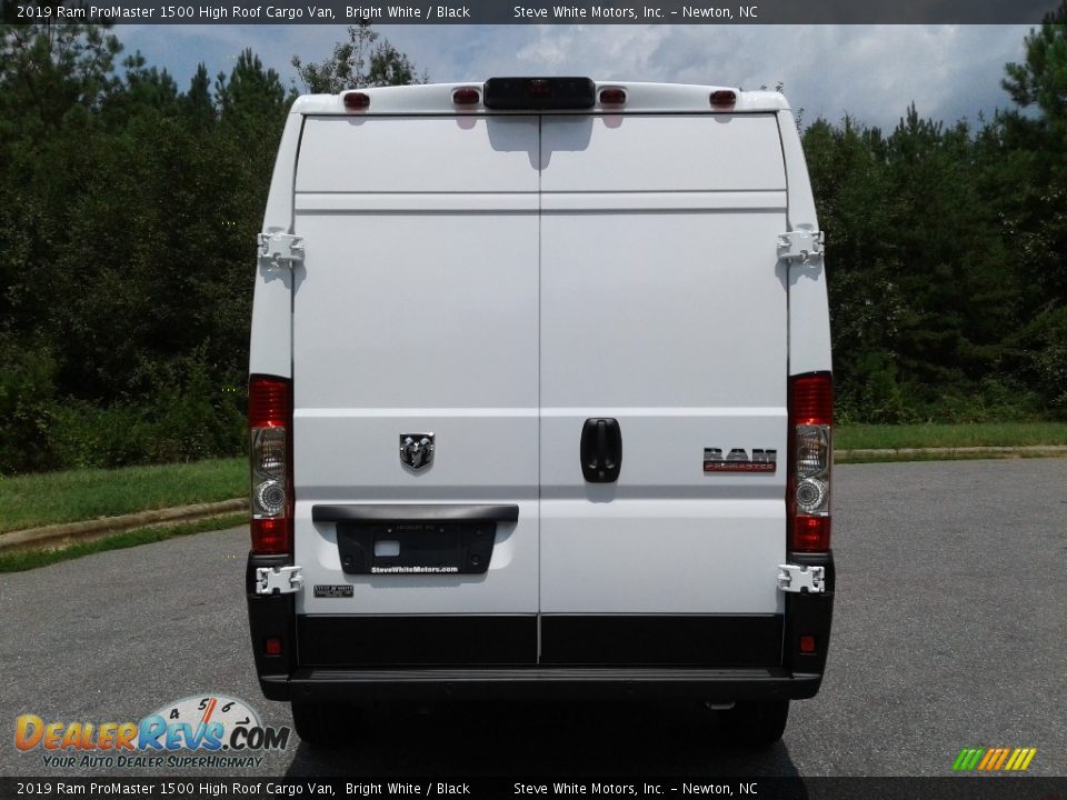 2019 Ram ProMaster 1500 High Roof Cargo Van Bright White / Black Photo #7
