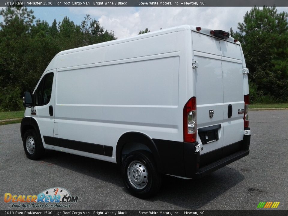2019 Ram ProMaster 1500 High Roof Cargo Van Bright White / Black Photo #8