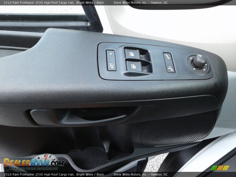 2019 Ram ProMaster 1500 High Roof Cargo Van Bright White / Black Photo #9