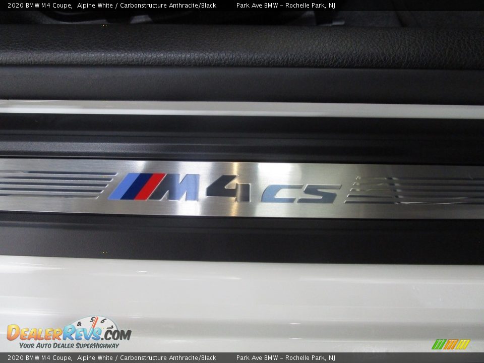 2020 BMW M4 Coupe Alpine White / Carbonstructure Anthracite/Black Photo #14