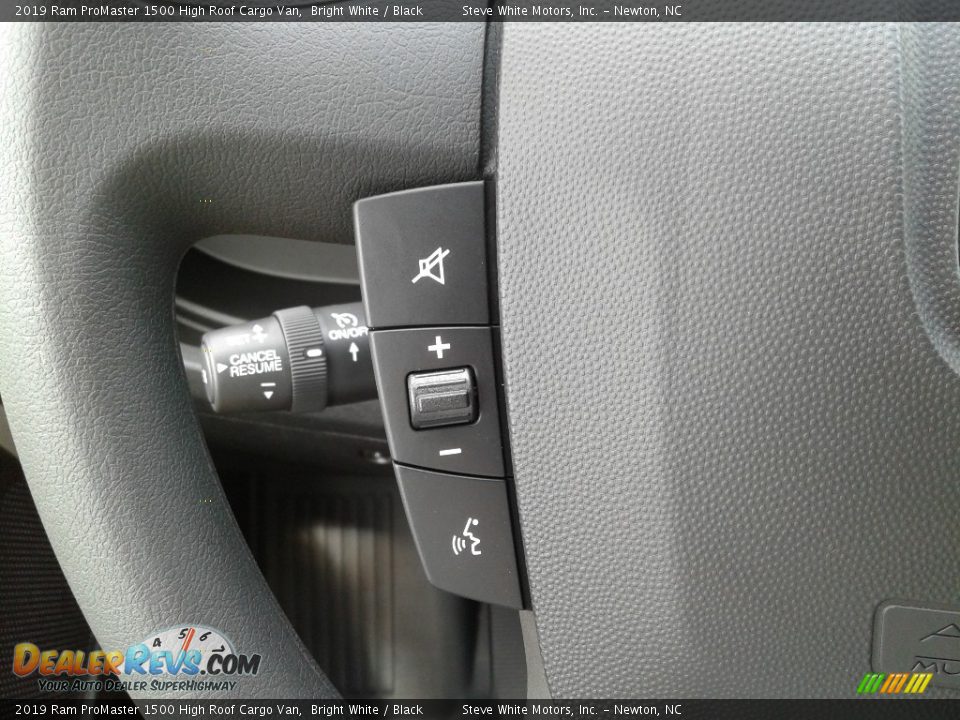 2019 Ram ProMaster 1500 High Roof Cargo Van Bright White / Black Photo #14