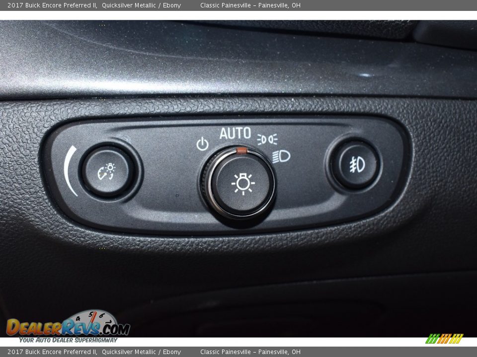 2017 Buick Encore Preferred II Quicksilver Metallic / Ebony Photo #11