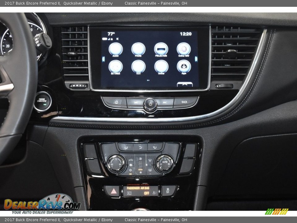 2017 Buick Encore Preferred II Quicksilver Metallic / Ebony Photo #13