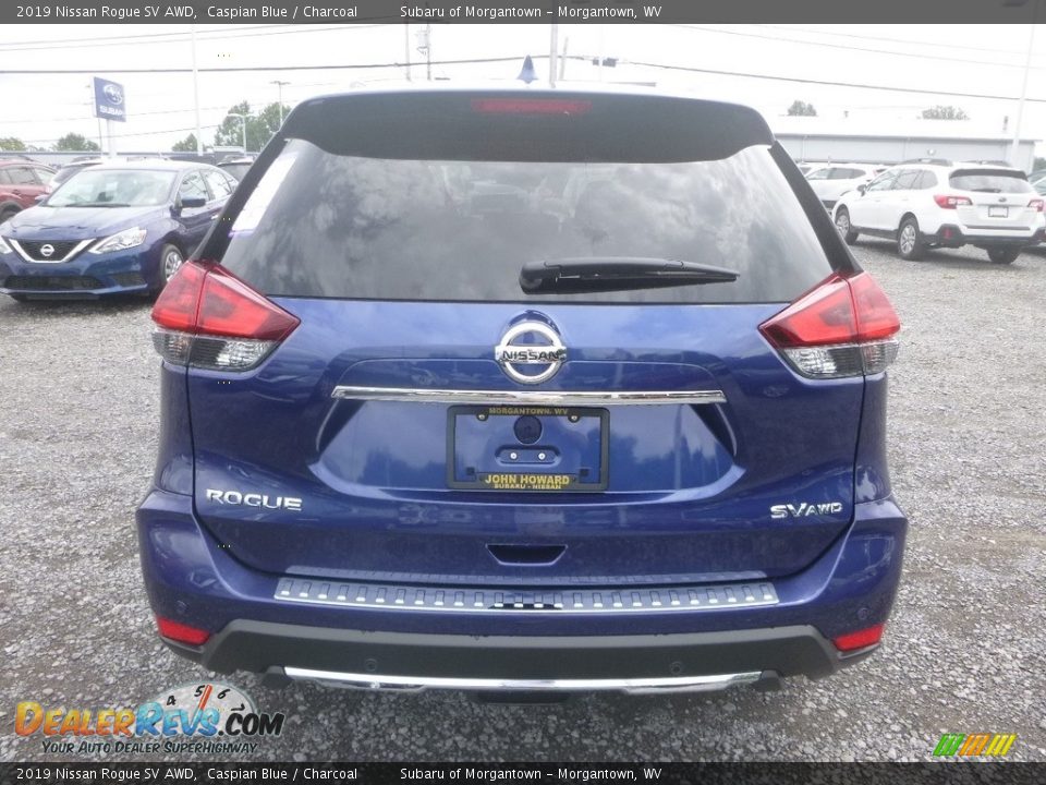 2019 Nissan Rogue SV AWD Caspian Blue / Charcoal Photo #5