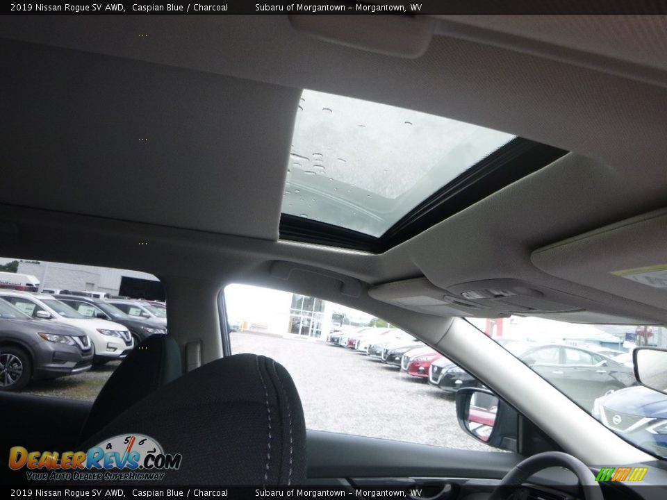 2019 Nissan Rogue SV AWD Caspian Blue / Charcoal Photo #11