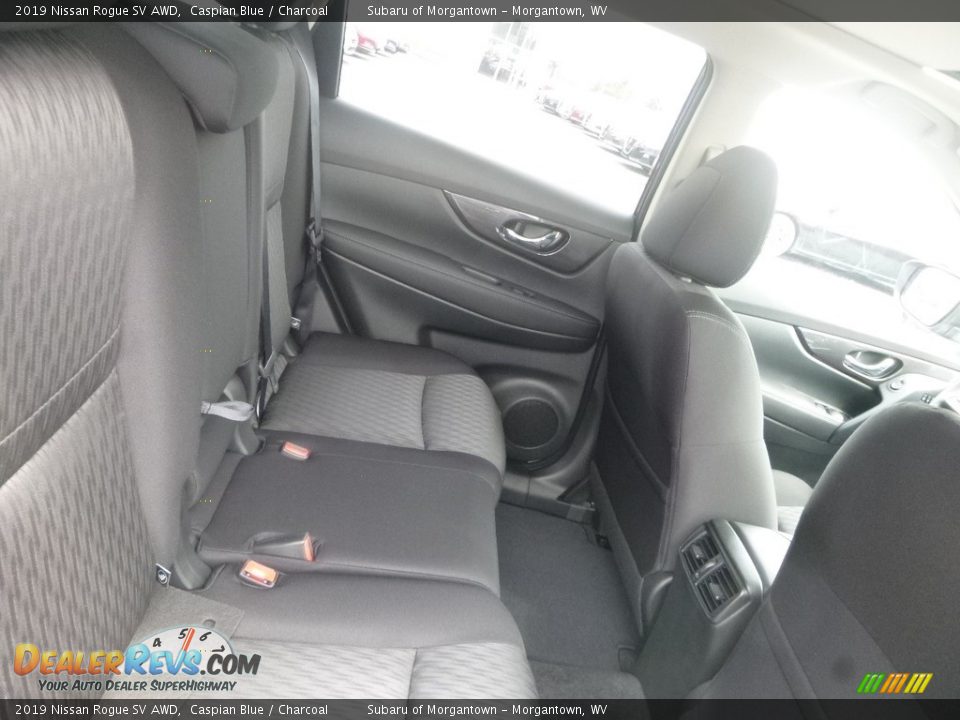 2019 Nissan Rogue SV AWD Caspian Blue / Charcoal Photo #13