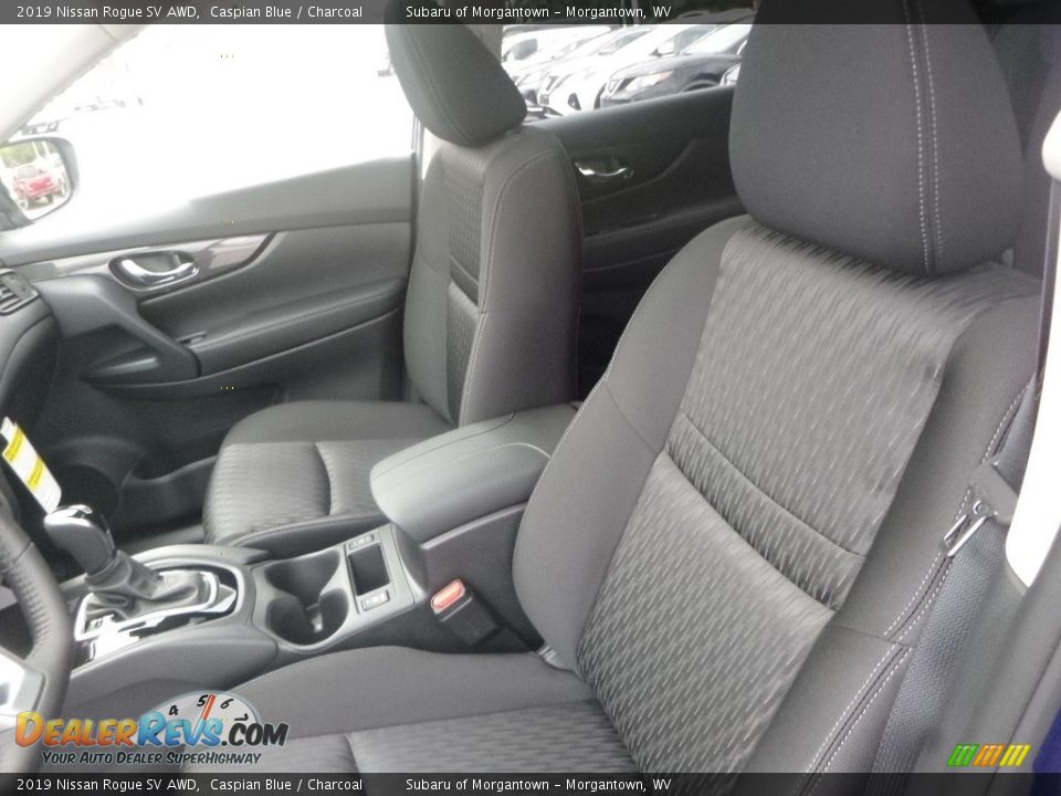 2019 Nissan Rogue SV AWD Caspian Blue / Charcoal Photo #14