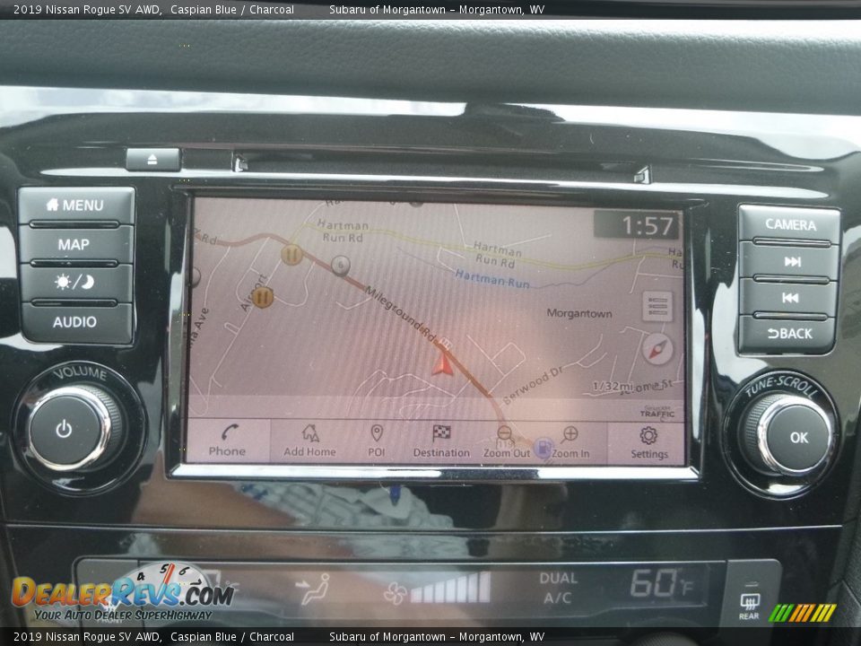 2019 Nissan Rogue SV AWD Caspian Blue / Charcoal Photo #18