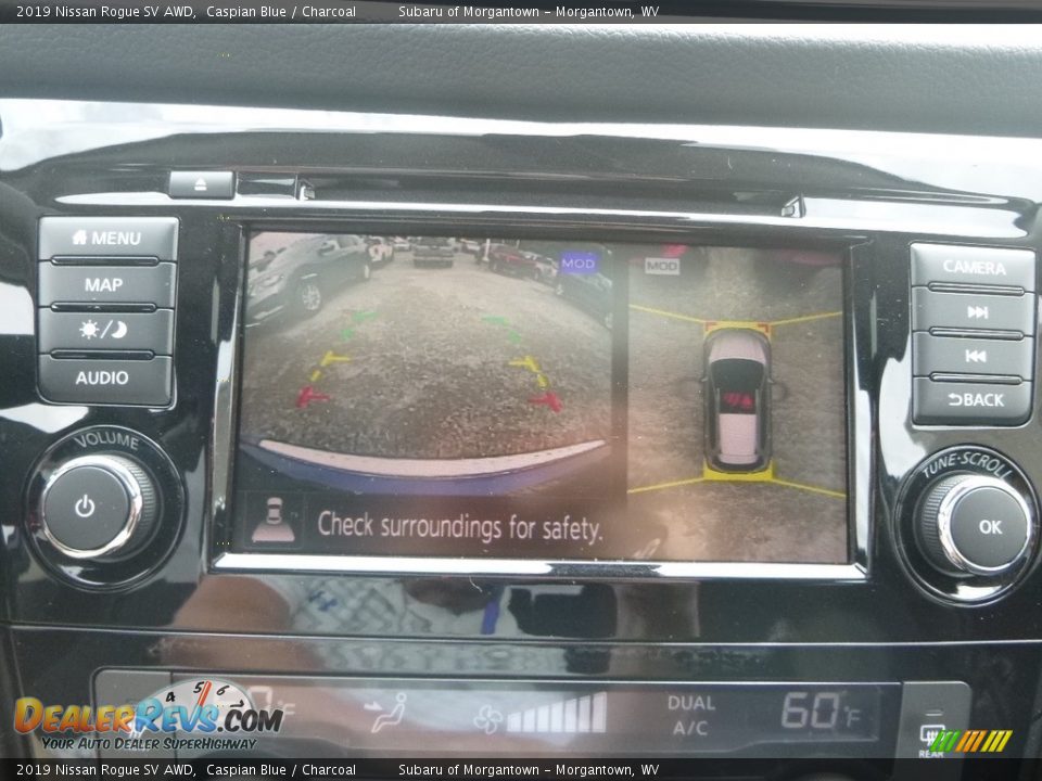 2019 Nissan Rogue SV AWD Caspian Blue / Charcoal Photo #19