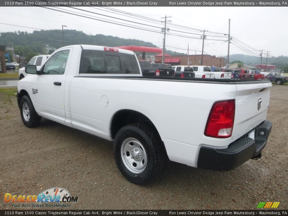 2019 Ram 1500 Classic Tradesman Regular Cab 4x4 Bright White / Black/Diesel Gray Photo #3