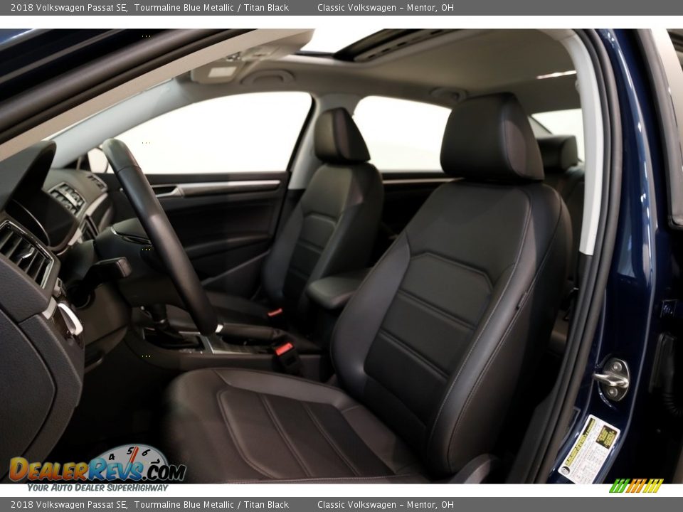 2018 Volkswagen Passat SE Tourmaline Blue Metallic / Titan Black Photo #5