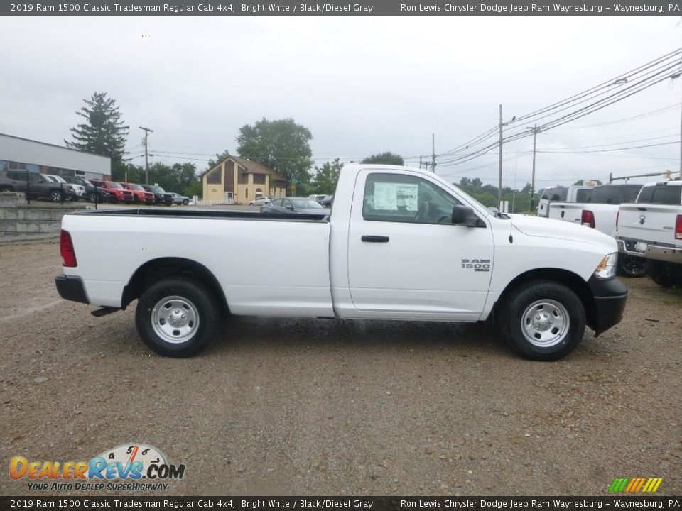 2019 Ram 1500 Classic Tradesman Regular Cab 4x4 Bright White / Black/Diesel Gray Photo #6