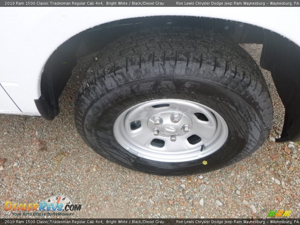 2019 Ram 1500 Classic Tradesman Regular Cab 4x4 Bright White / Black/Diesel Gray Photo #9