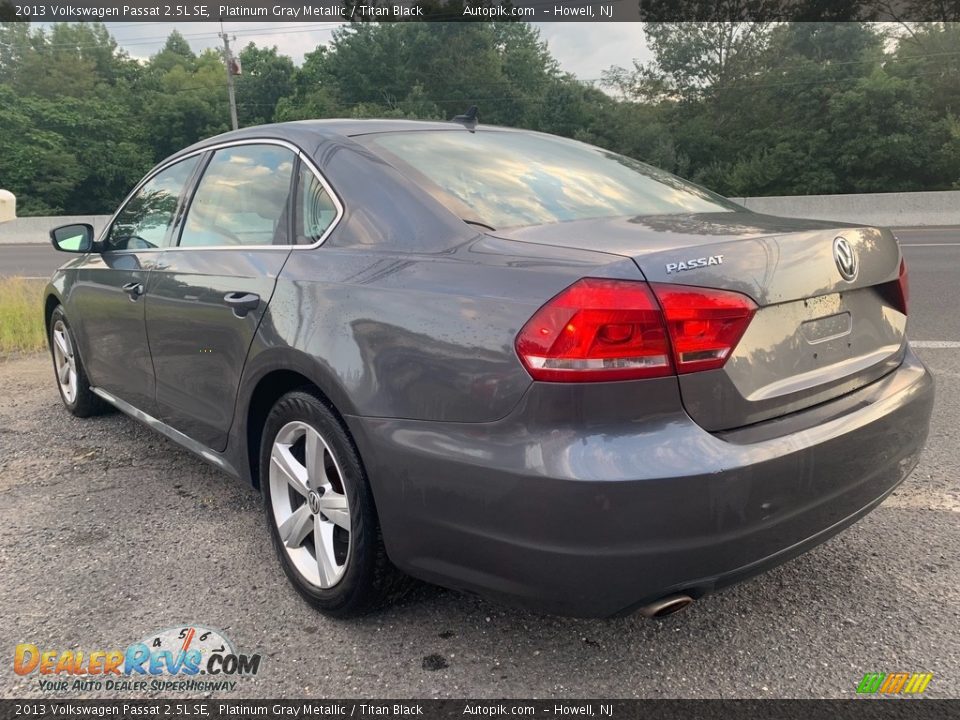 2013 Volkswagen Passat 2.5L SE Platinum Gray Metallic / Titan Black Photo #5