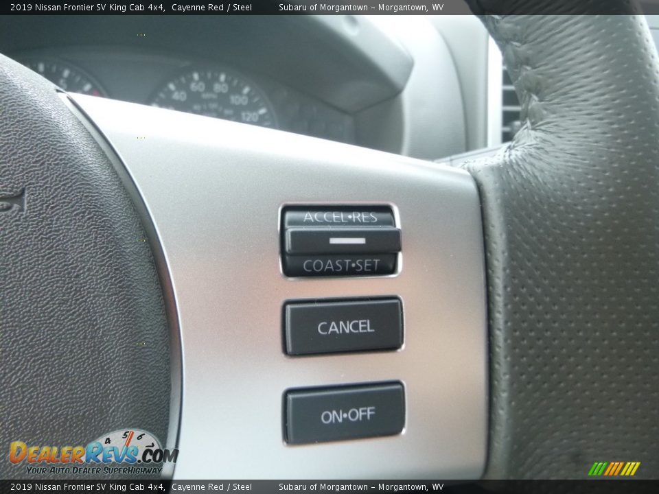 2019 Nissan Frontier SV King Cab 4x4 Cayenne Red / Steel Photo #19