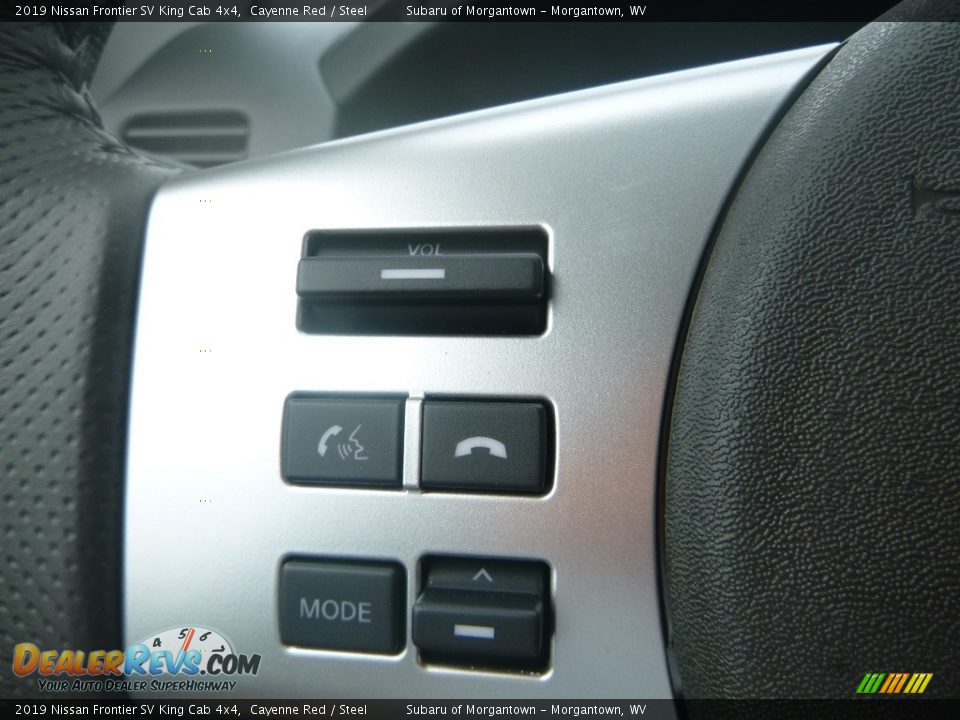 2019 Nissan Frontier SV King Cab 4x4 Cayenne Red / Steel Photo #20