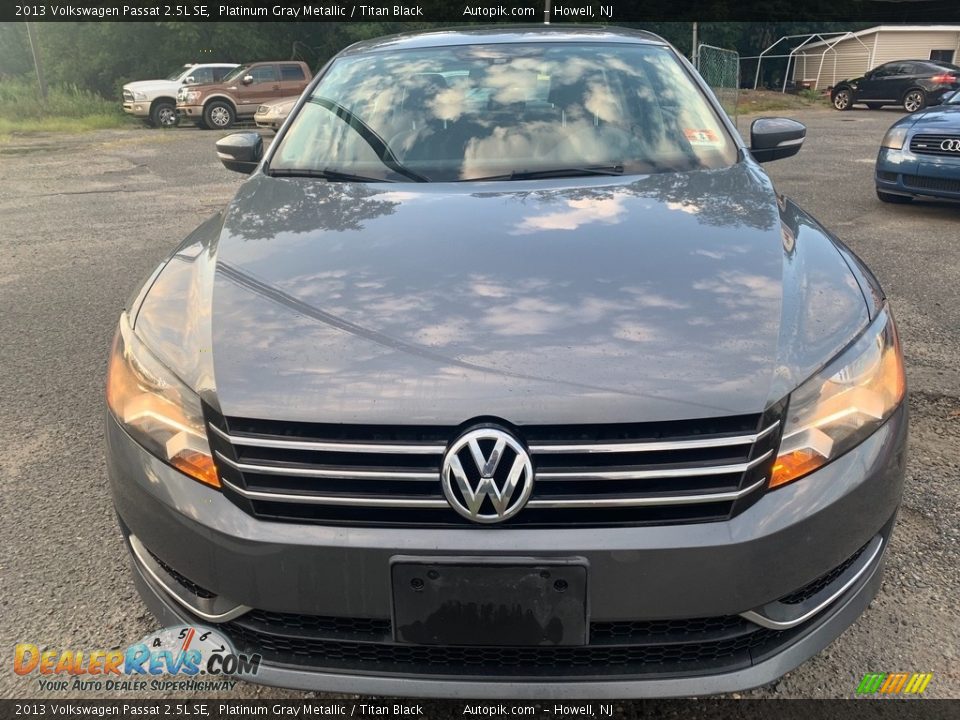 2013 Volkswagen Passat 2.5L SE Platinum Gray Metallic / Titan Black Photo #8