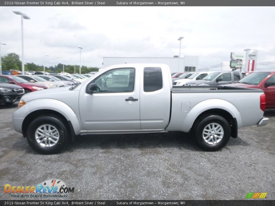 2019 Nissan Frontier SV King Cab 4x4 Brilliant Silver / Steel Photo #7