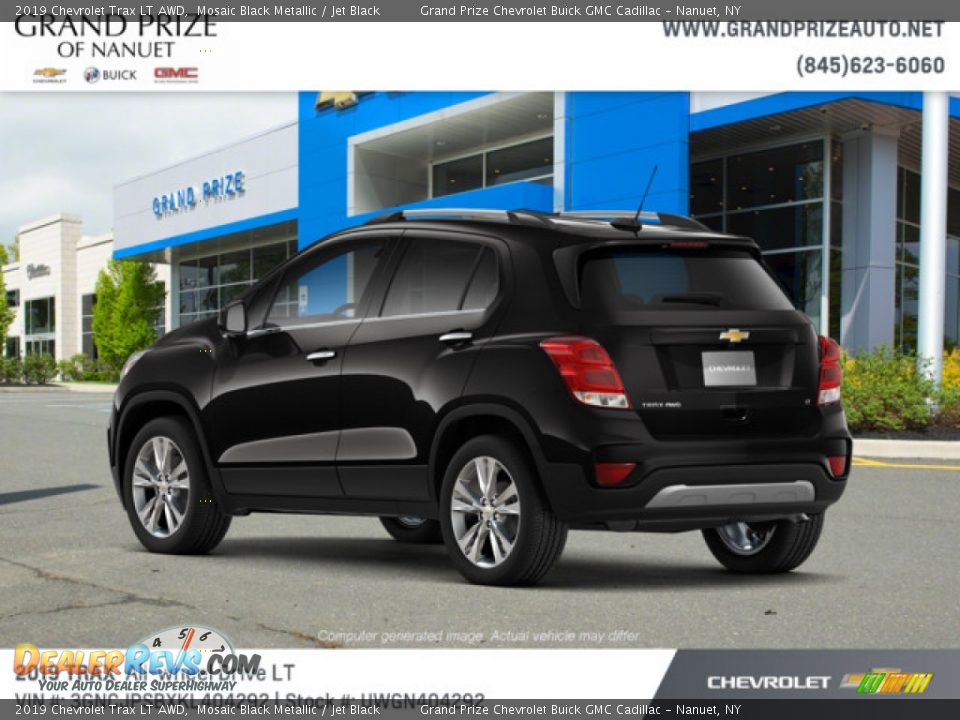 2019 Chevrolet Trax LT AWD Mosaic Black Metallic / Jet Black Photo #3