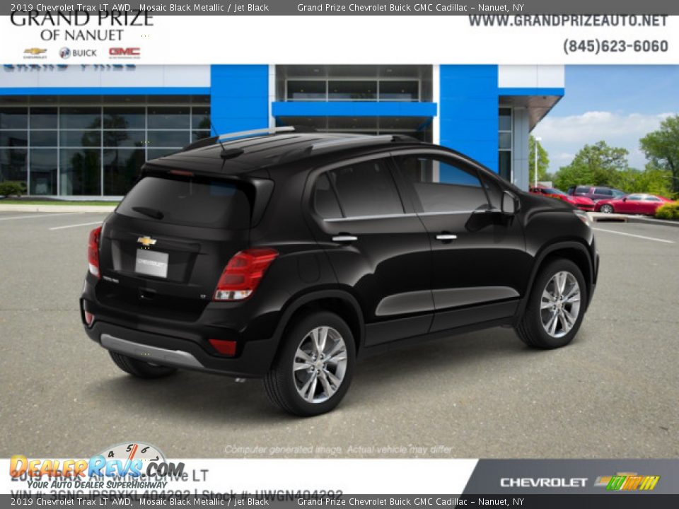 2019 Chevrolet Trax LT AWD Mosaic Black Metallic / Jet Black Photo #4