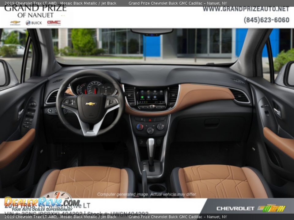 2019 Chevrolet Trax LT AWD Mosaic Black Metallic / Jet Black Photo #5