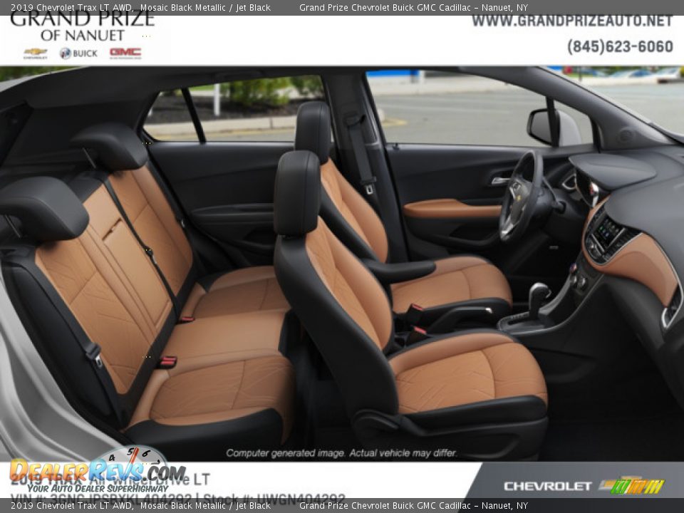 2019 Chevrolet Trax LT AWD Mosaic Black Metallic / Jet Black Photo #6