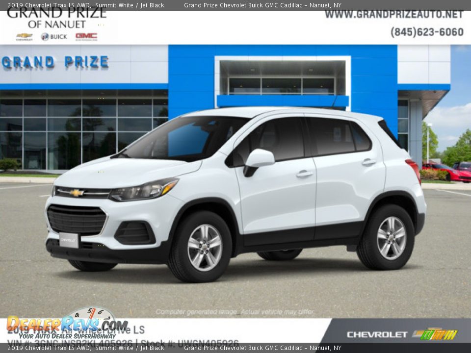 2019 Chevrolet Trax LS AWD Summit White / Jet Black Photo #2