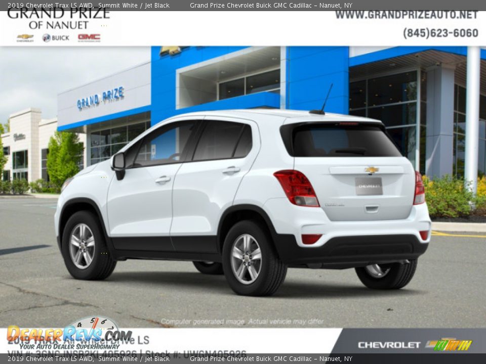 2019 Chevrolet Trax LS AWD Summit White / Jet Black Photo #3