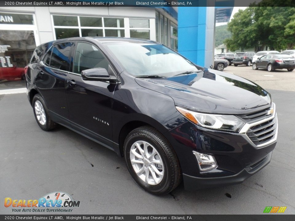 2020 Chevrolet Equinox LT AWD Midnight Blue Metallic / Jet Black Photo #1