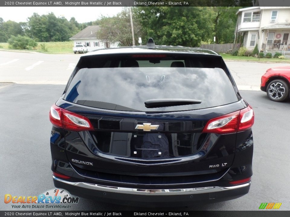 2020 Chevrolet Equinox LT AWD Midnight Blue Metallic / Jet Black Photo #7