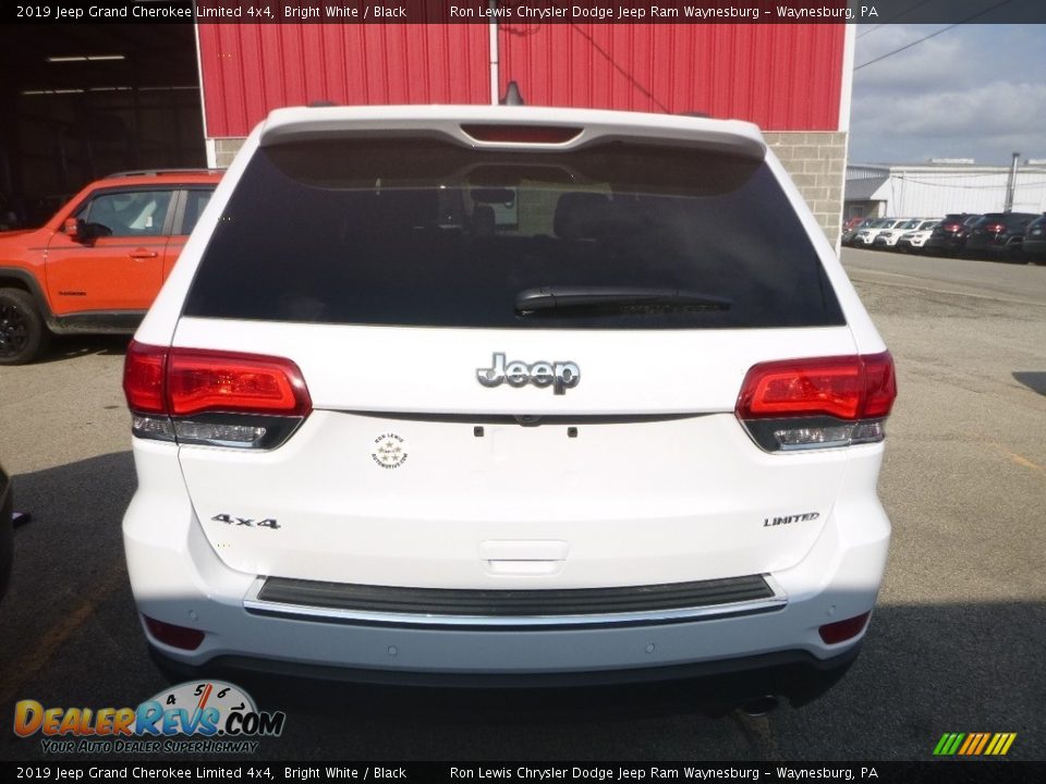 2019 Jeep Grand Cherokee Limited 4x4 Bright White / Black Photo #3