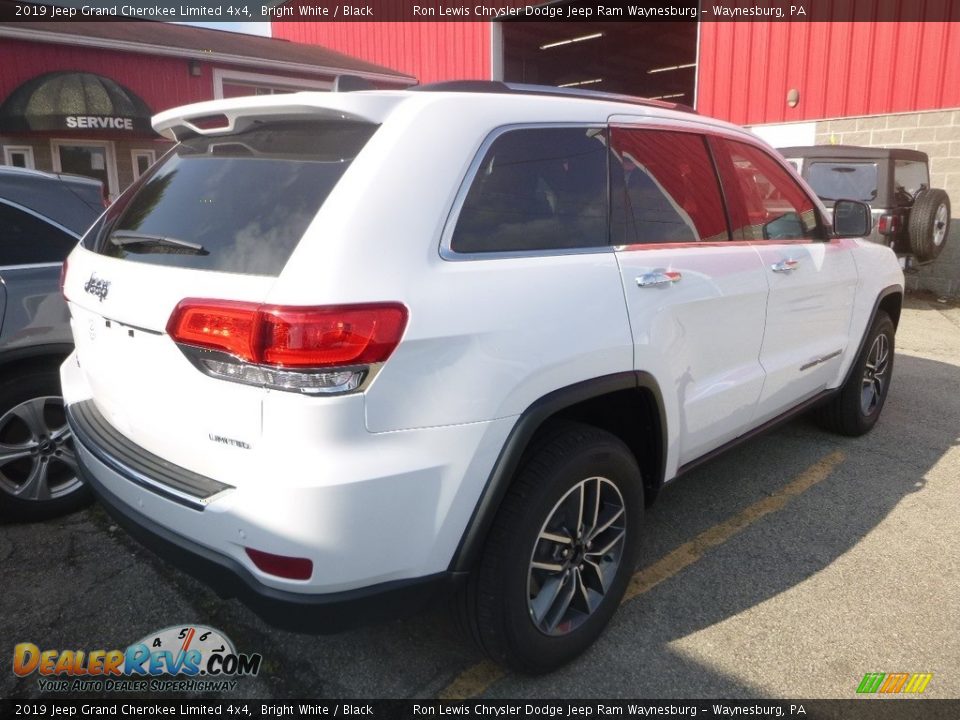 2019 Jeep Grand Cherokee Limited 4x4 Bright White / Black Photo #4