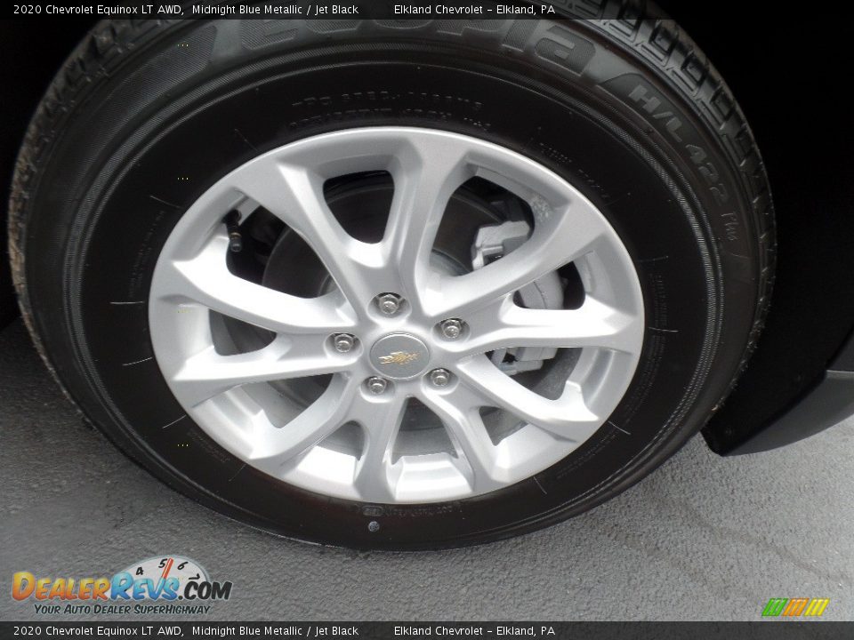 2020 Chevrolet Equinox LT AWD Midnight Blue Metallic / Jet Black Photo #10