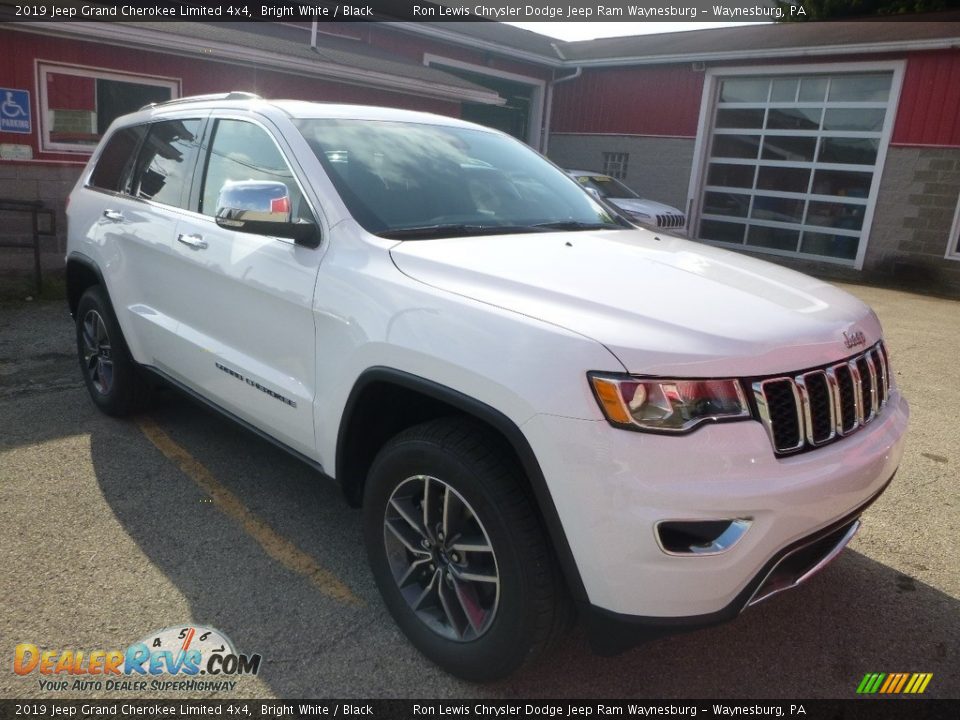 2019 Jeep Grand Cherokee Limited 4x4 Bright White / Black Photo #6